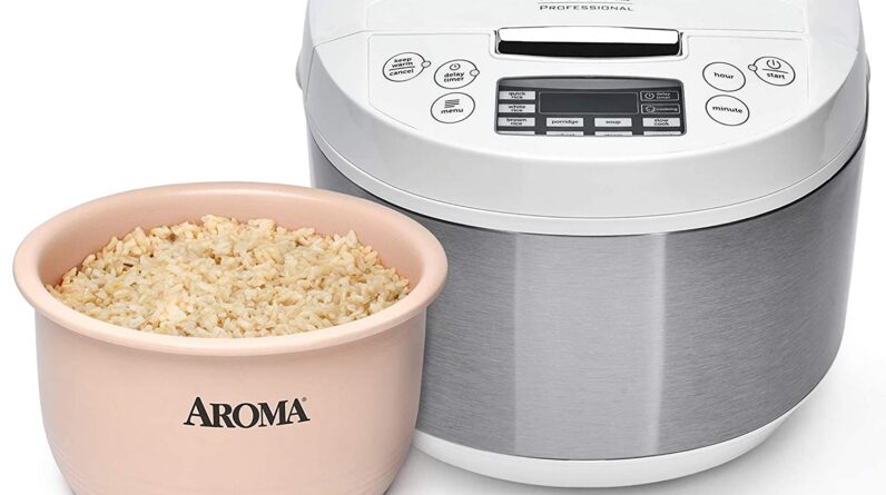 Aroma Housewares ARC-6206C Ceramic Rice Cooker/Multicooker, White